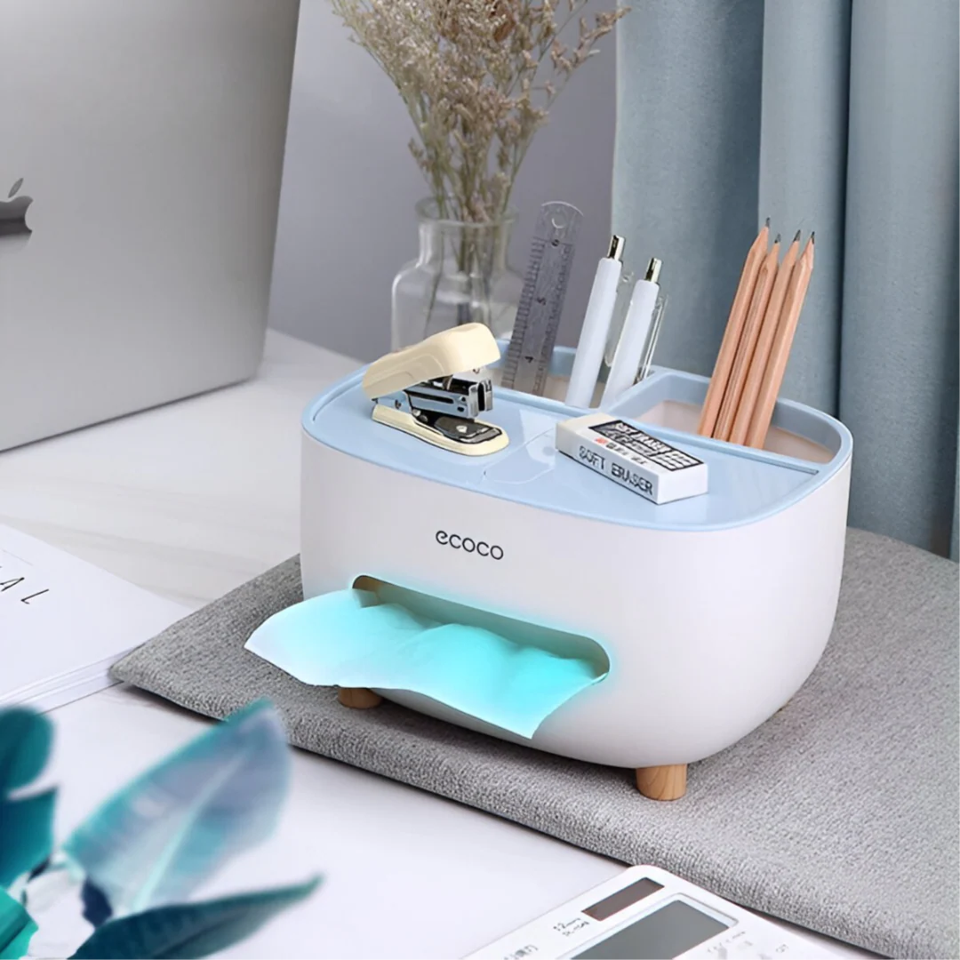Premium Tissue Box Holder – Elegant Home Storage Organizer