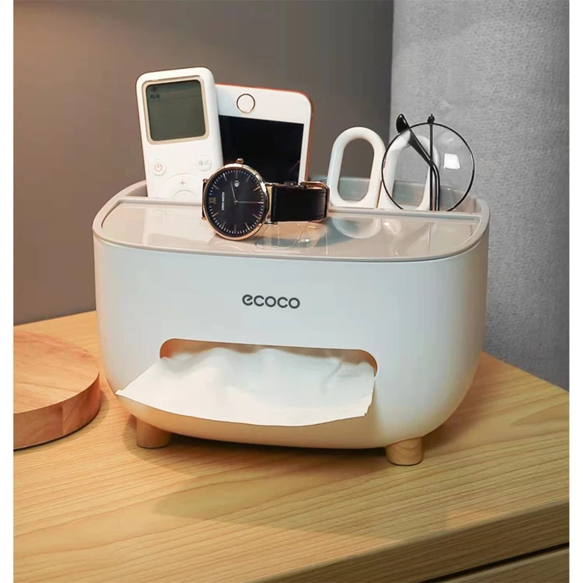 Premium Tissue Box Holder – Elegant Home Storage Organizer