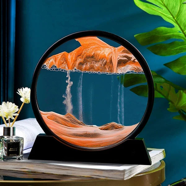 Moving Sand Art Frame – 3D Relaxing Landscape Home Decor