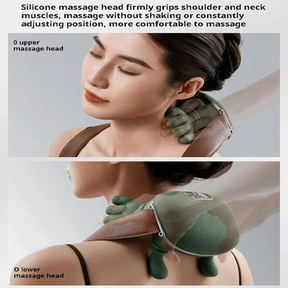Electric Neck & Shoulder Massager – Deep Kneading Heated Relaxation Device