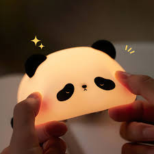 Cute Panda Squishy Night Light – Adorable LED Silicone Lamp for Kids