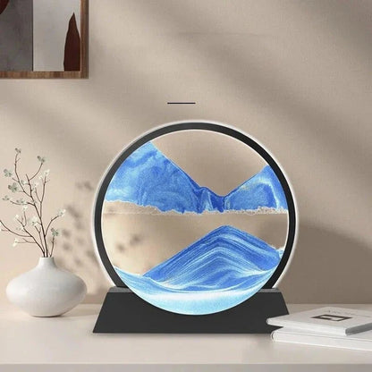 Moving Sand Art Frame – 3D Relaxing Landscape Home Decor